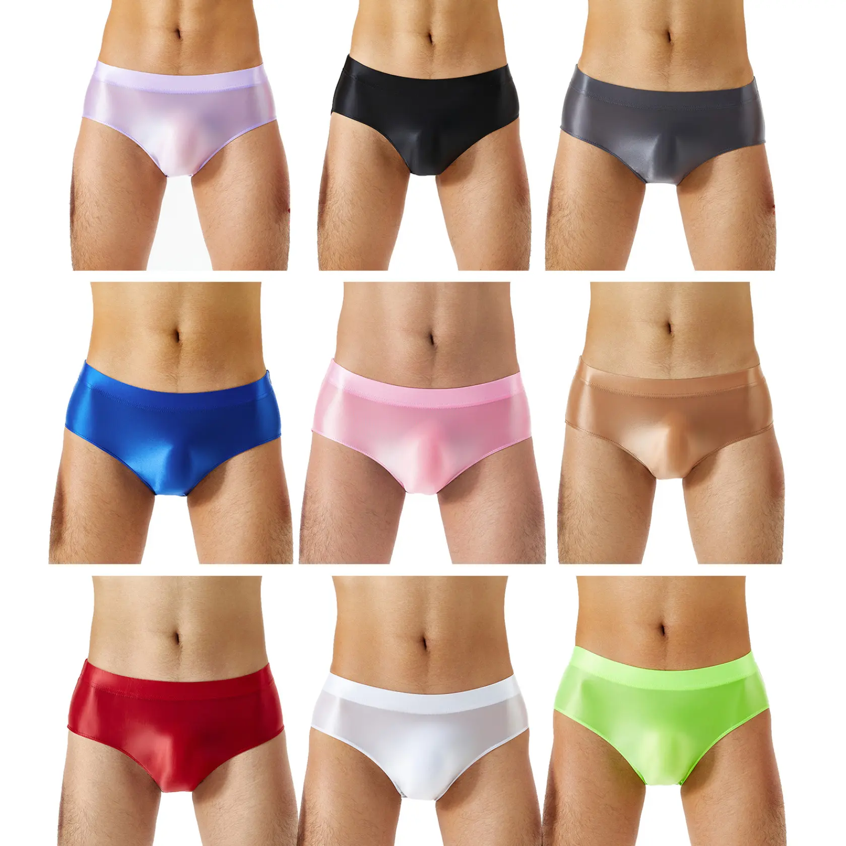 Quần Lót Nam, Xiwei, Thiết Kế Cạp Thấp Gợi Cảm, Làm Bằng Vải Thun, Có Túi Độn, Quần Lót, Chất Liệu Mịn, Phong Cách Bikini, Quần Lót
