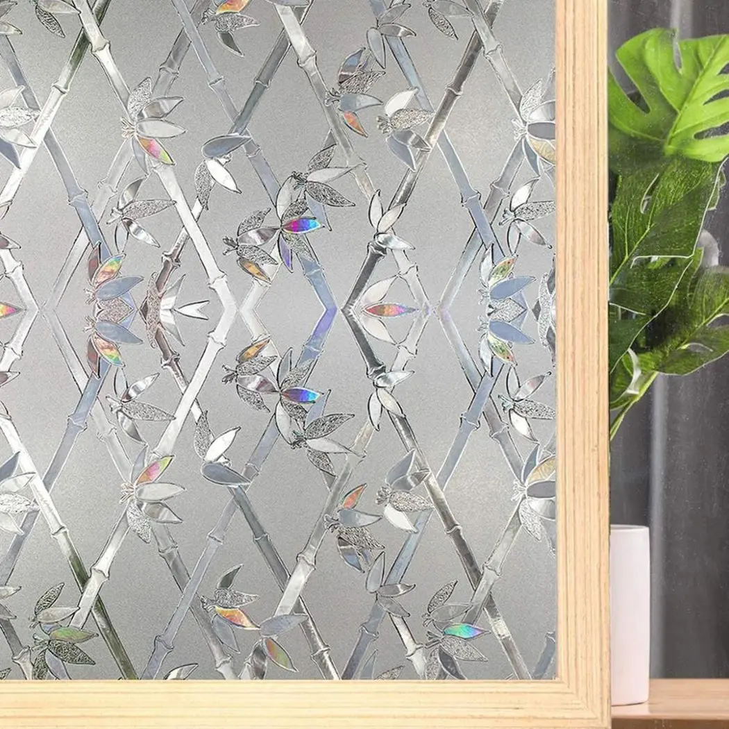 Phim Riêng Tư Casement, 3D, Tĩnh Điện, Nhãn Dán Casement Vinyl, Nhãn Dán Casement Decor Decor Phòng Decal Cao Su