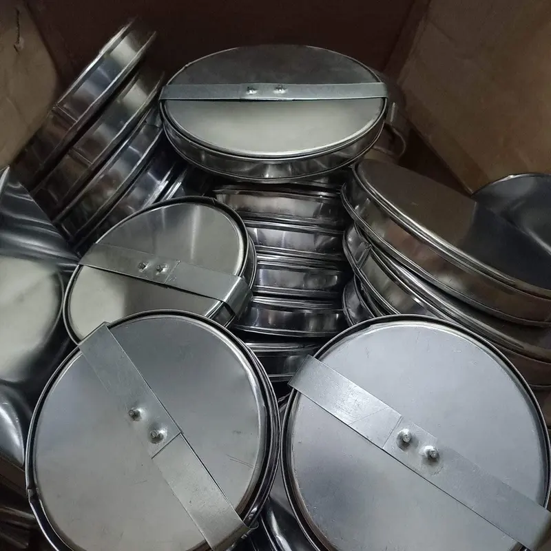 [ Ảnh thật ] Khuôn chả tròn 0.2kg - 1kg inox dày dặn 0