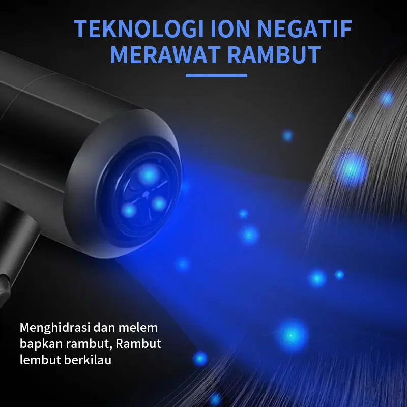 [Exclusive GM Bear x Ibnuwardani] Catokan Rambut 2in1 1173 + Hair Dryer Multifungsi 1140 6