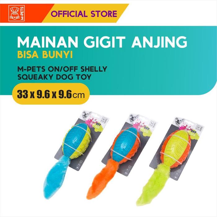 Gambar M-Pets On/Off Shelly Dog Toy / Mainan Anjing Bisa Bunyi Dan Tidak dari M-Pets Volk Pets Indonesia Kota Tangerang Tokopedia