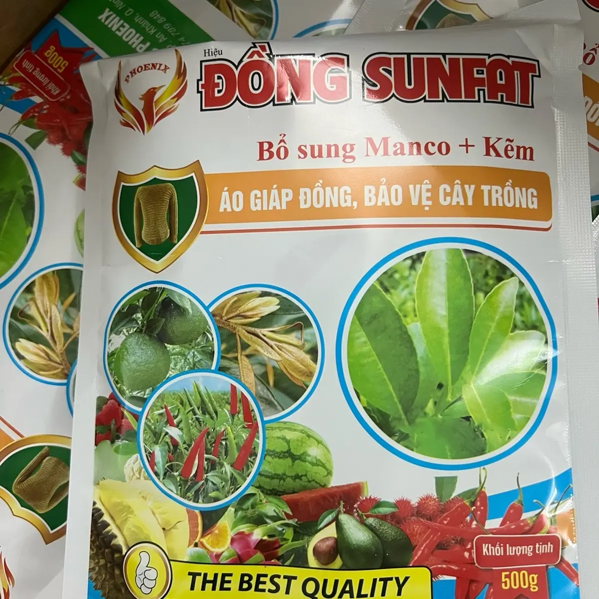 phân bón đồng sunfat 500gr