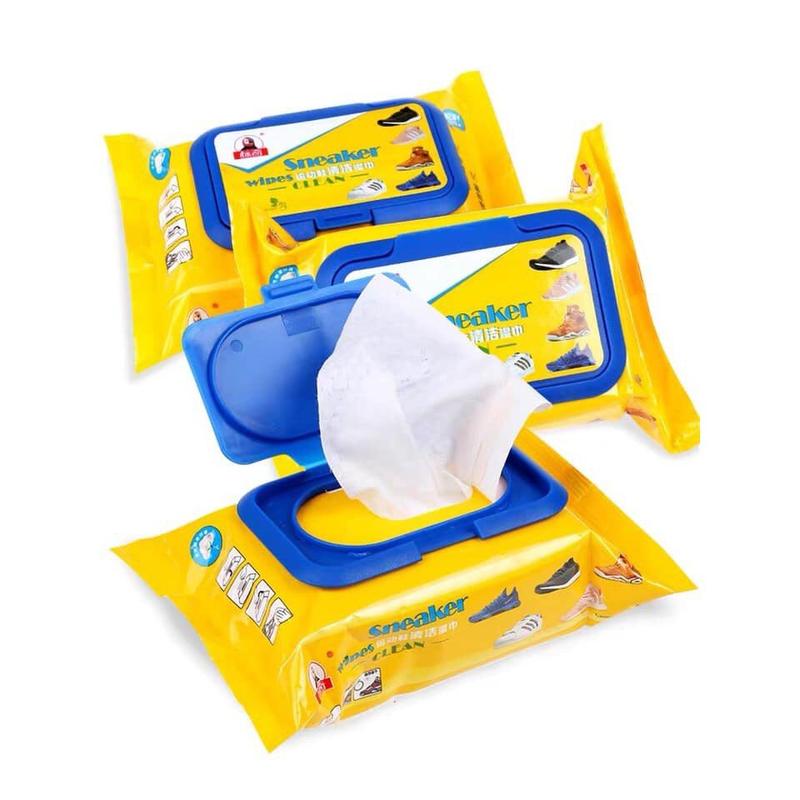 Khăn giấy ướt lau giày Sneaker Wipes Clean siêu sạch 2