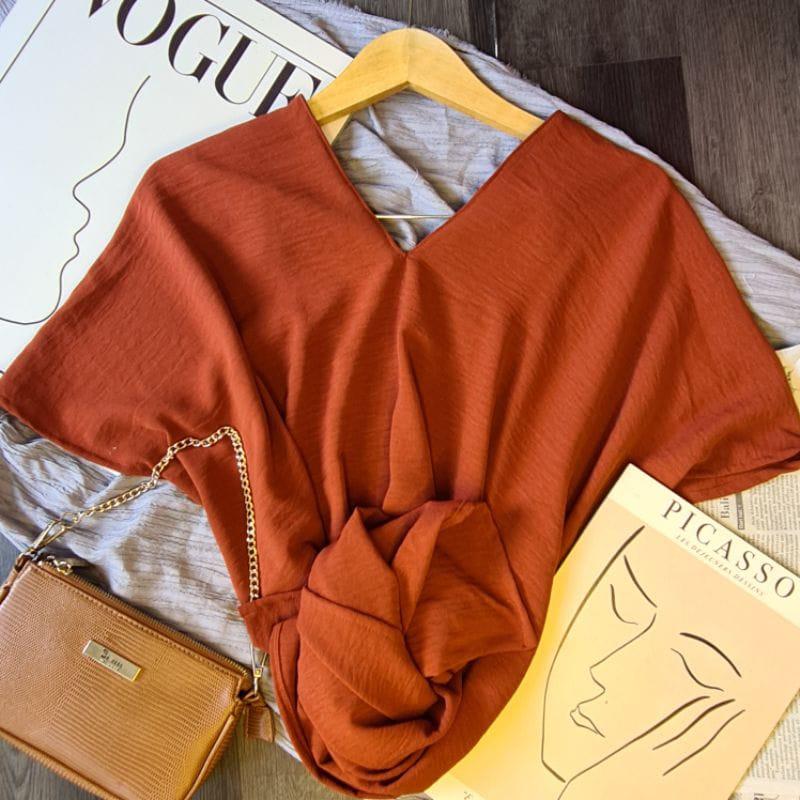 LONG TOP SQUARE CRINKEL AIRPLOW LONG TOP ATASAN WANITA 7