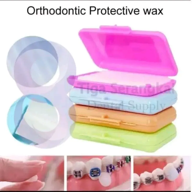 Dental Ortho Wax Lilin Behel Orto Fruit Scent Anti Sariawan Orthodontic 0