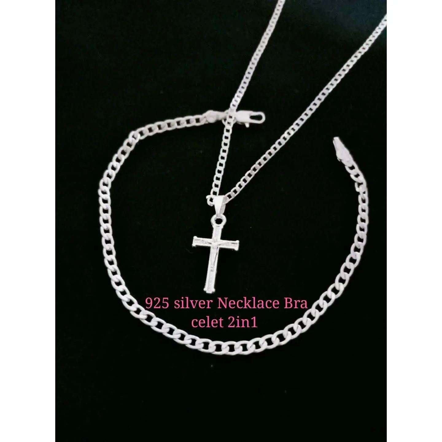 925.silver,Necklace 2in1 .99 Send the box