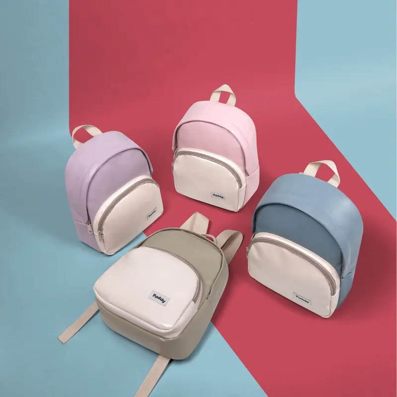 Paddy Small Kelly Two Tone Backpack - Paddybag Tas Mini Ransel Wanita Serbaguna Pink 6