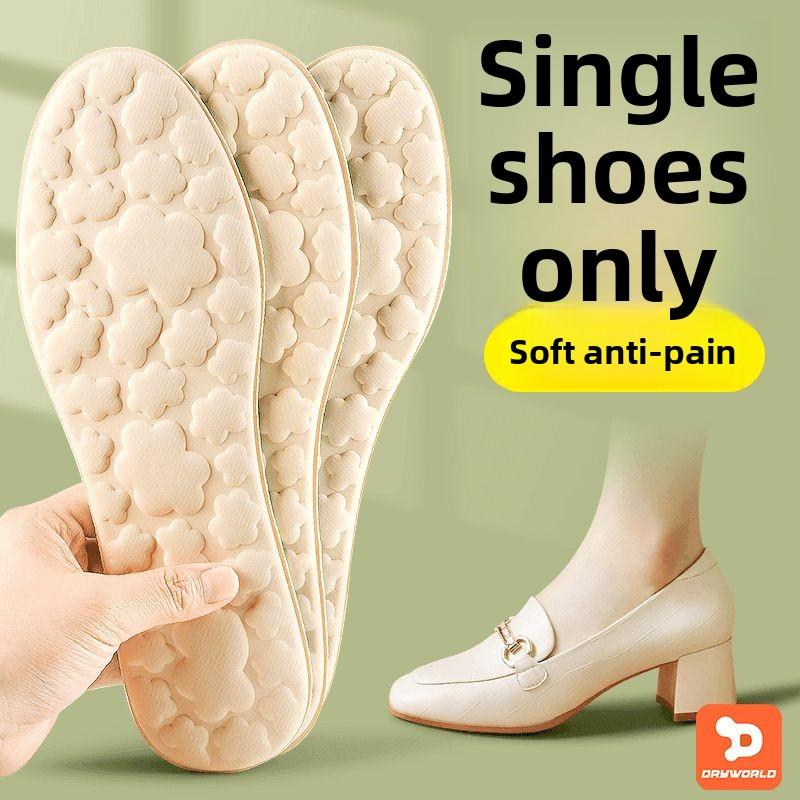 Loafers Special Insole for Women Super Soft Bottom 5D Massage Feeling of Walking on Shit for a Long Time Anti-Pain Not Tired Feet Men Sweat Absorbing and Deodorant 5