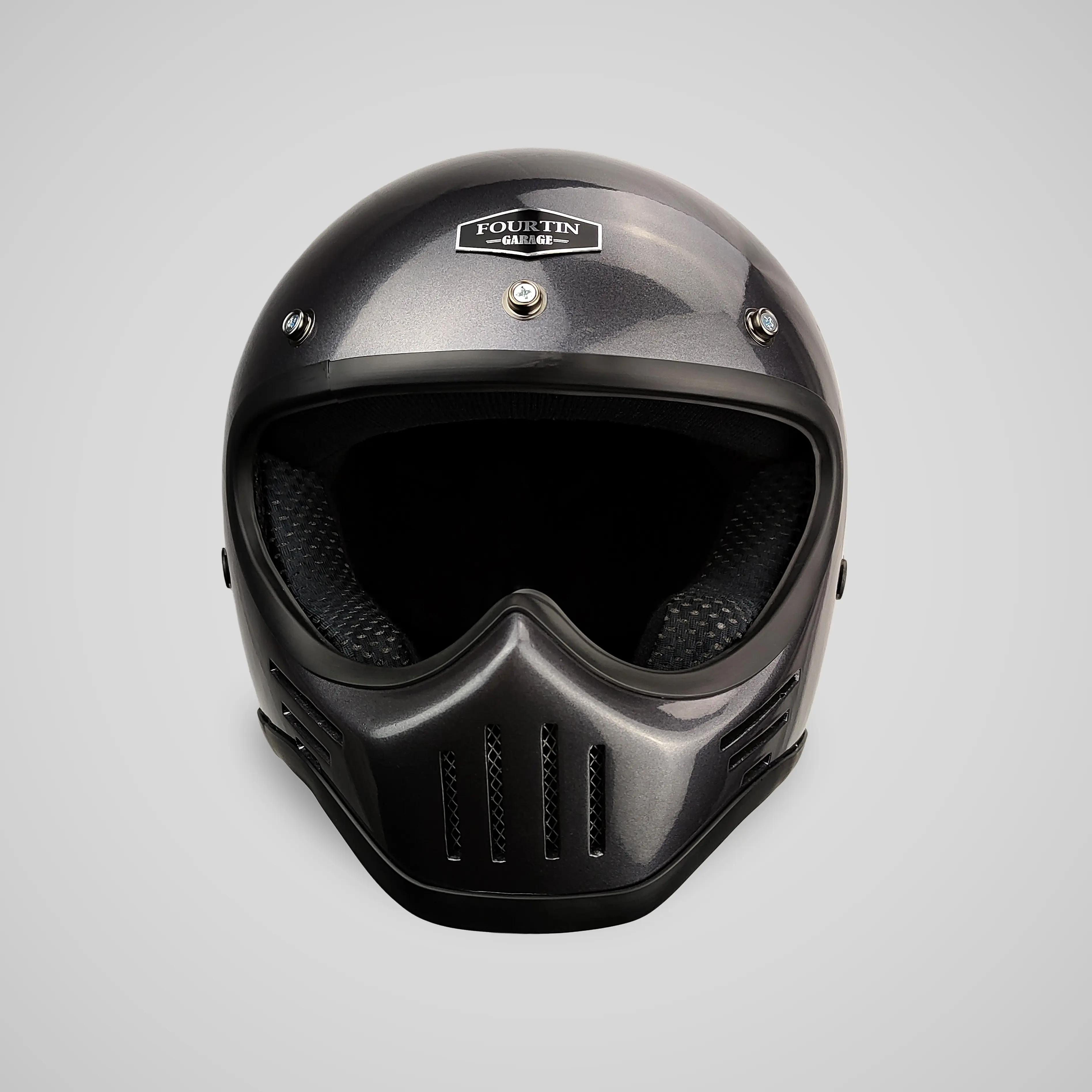 Helm Custom Classic SIMPSON M30 Retro Vintage Klasik - Fourtin Garage