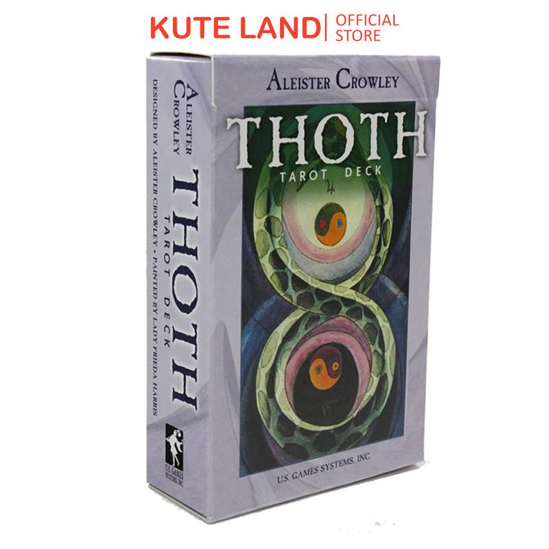 Bộ Bài Tarot Cleister Crowley Thoth Tarot Tặng Đá Thanh Tẩy 0
