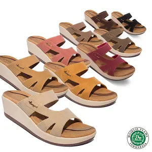 Sandal Wedges Wanita Homyped Ayana N61 dari Kulit Sintetis dengan Material Dalam EVA dan Sole TPR