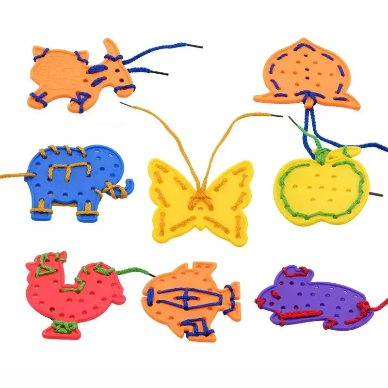 8PCS Montessori Children's Fine Skills Finger Flexibility Training Game Children's Education Sensory Toy