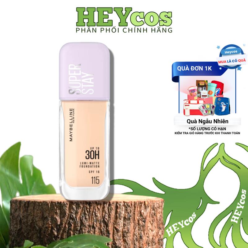 Kem nền bắt sáng Superstay Lumi Matte 30H che phủ siêu nhẹ mặt Maybelline New York 35ml MỚI