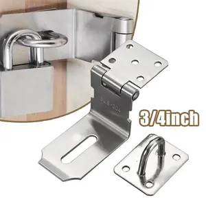 【Ready】Overval Gembok Plat Siku 3/4 Inch Overpal Siku Kecil Kunci Pintu grendel pintu gembok Selot Slot Gembok Overpal SUS Stainless 90