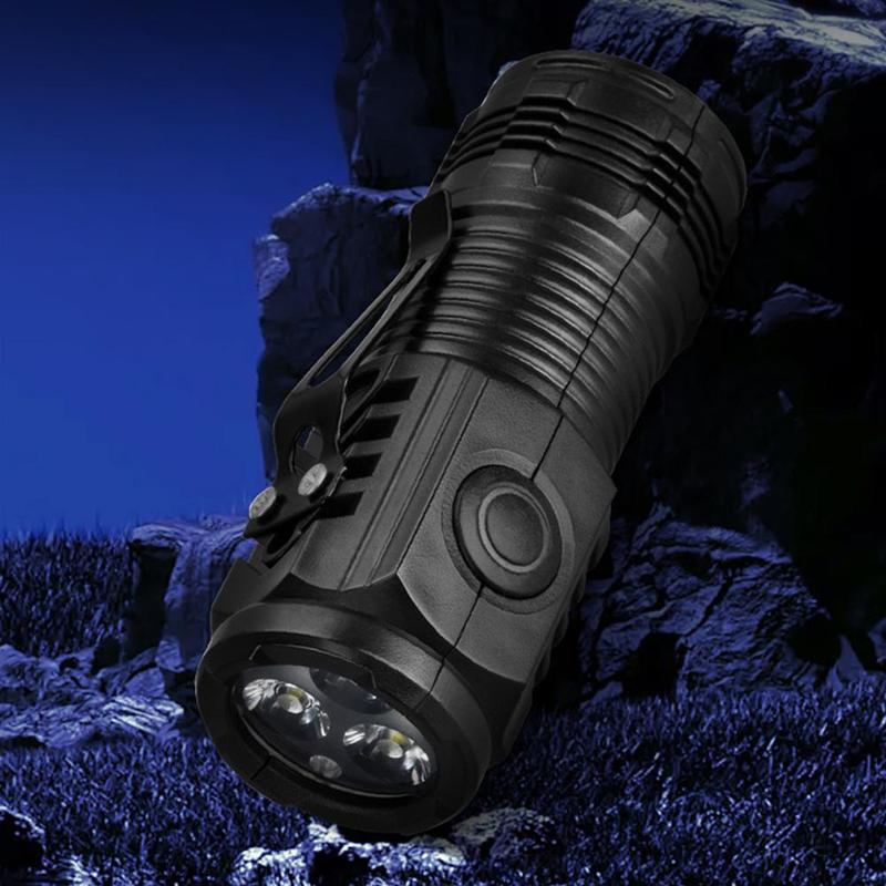 New Arrival! Ultra-Bright Tri-Eye Monster Flashlight Strong Light ...
