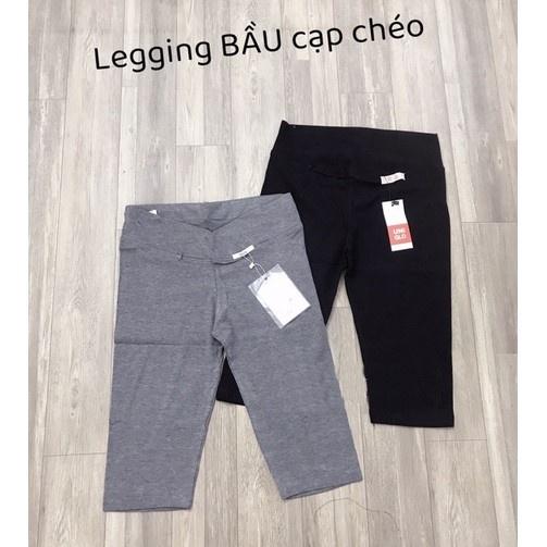 Quần lửng legging ngố ( Lửng Bầu ) có chun chỉnh chất cotton co dãn 4 chiều 3