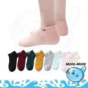 MOLAMOLA D070 Kaos Kaki Ankle Dewasa Kaos Kaki Pria Wanita Kaos Kaki Unisex panjang pendek motif semata  Y1100