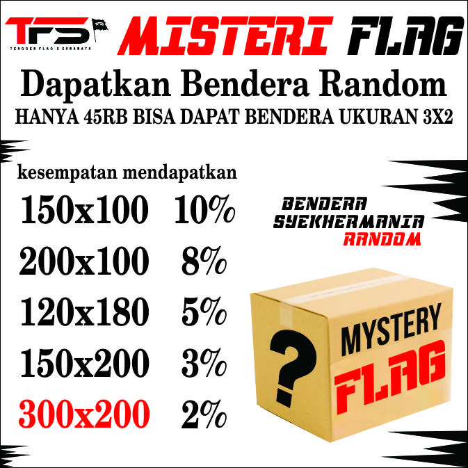 BENDERA RANDOM II BENDERA SYEKHERMANIA II BENDERA SHOLAWAT KESEMPATAN ...