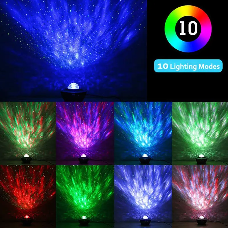 [ƯU ĐÃI LIVE] Đèn STARRY Chiếu Bầu Trời Sao GALAXY Trang Trí Decor Phòng, Làm Đèn Ngủ, Có Loa Bluetooth, Điều Khiển Từ Xa 3