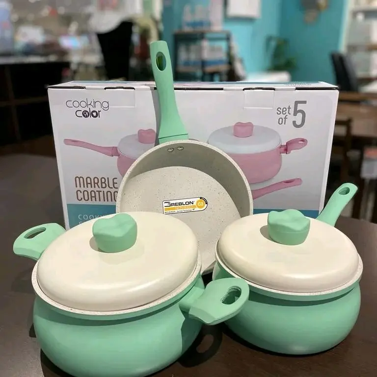 INFORMA Cookware Set Pastel Panci