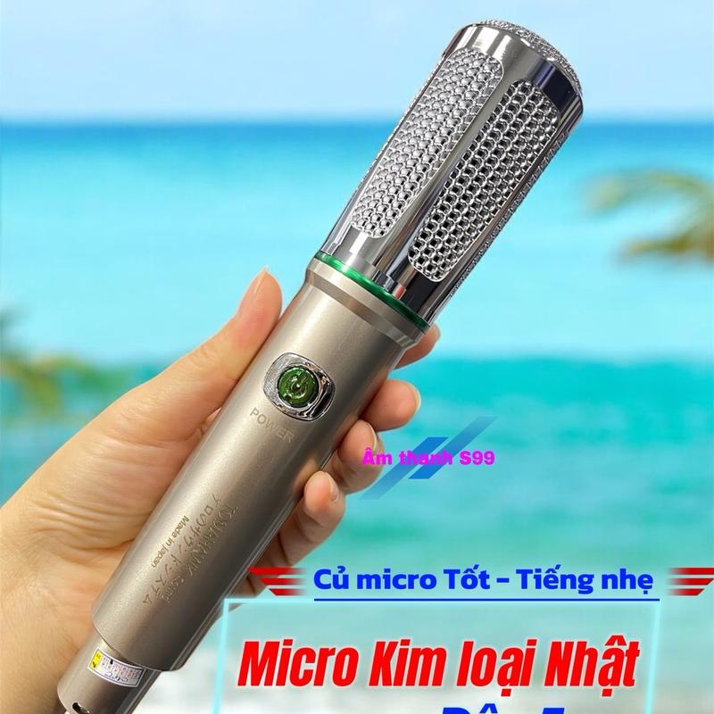  Micro Tomahaw  micro kim loại siêu đẹp chống trầy xước. Micro cao cấp dây 5m Hát vang Hát nhẹ chống hú tốt hình ảnh chụp thật. Kèm dây 5m màu dây ngẫu nhiên Kem. Phụ kiện dùng cho amly vang cơ vang số mixer loa kéo loa xách tay,... dàn karaoke 
