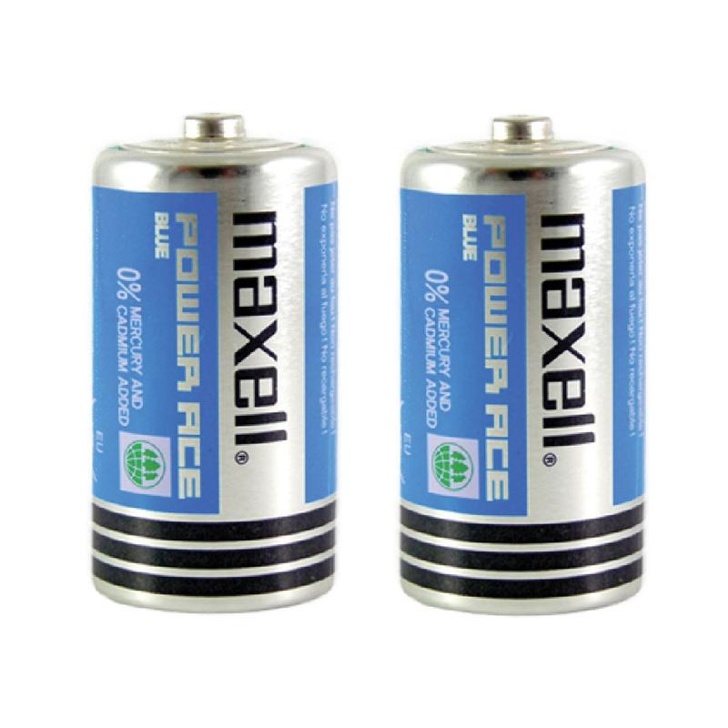 Vỉ 2 Viên Pin Đại Maxell POWER ACE 1,5V Made In Indonesia R20 - Hàng chính hãng