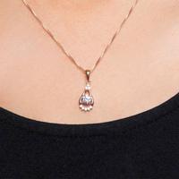 Gambar Liontin Emas 7K - Anne Gold Pendant - Lumina Collection - Juene Jewelry - White dari Juene Jewelry Kab. Bandung Barat 3 Tokopedia
