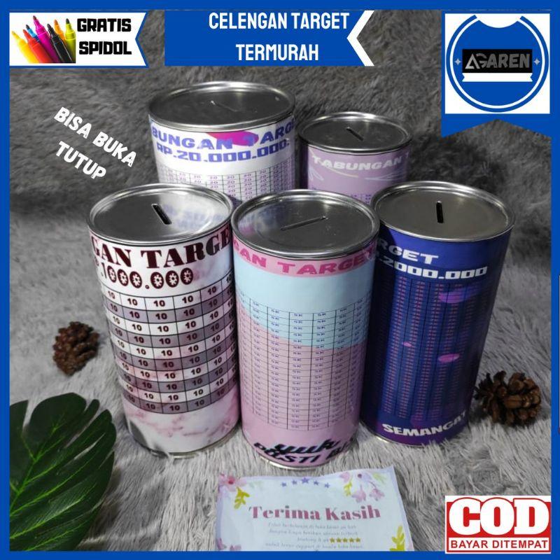 CELENGAN ANAK SMALL SOUVENIR (Full kaleng) CELENGAN TARGET CELENGAN VIRAL CELENGAN KARAKTER 14,8 x 8 CELENGAN KALENG CELENGAN PLASTIK 3