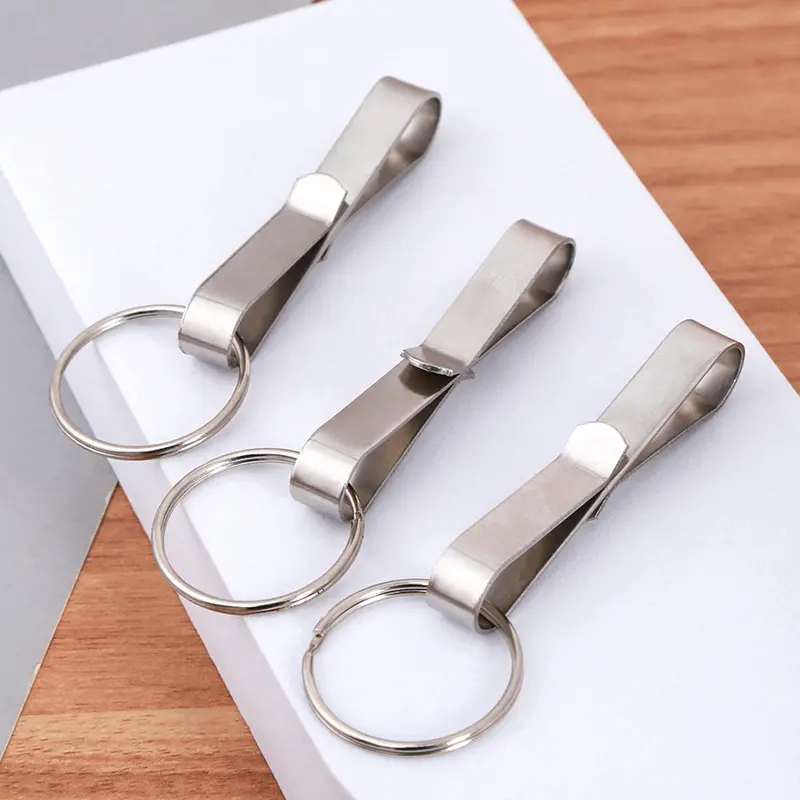 Supply Stainless Steel Keychain Old Style Keychain Metal Key Pendant Belt Buckle Street Vendor Source