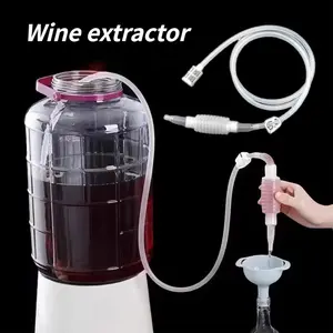 2m Hand Siphon Distiller Alkohol Wine Anggur Alat Sedot Filter Air Food Grade Home Brew Siphon Untuk Pembuatan Anggur