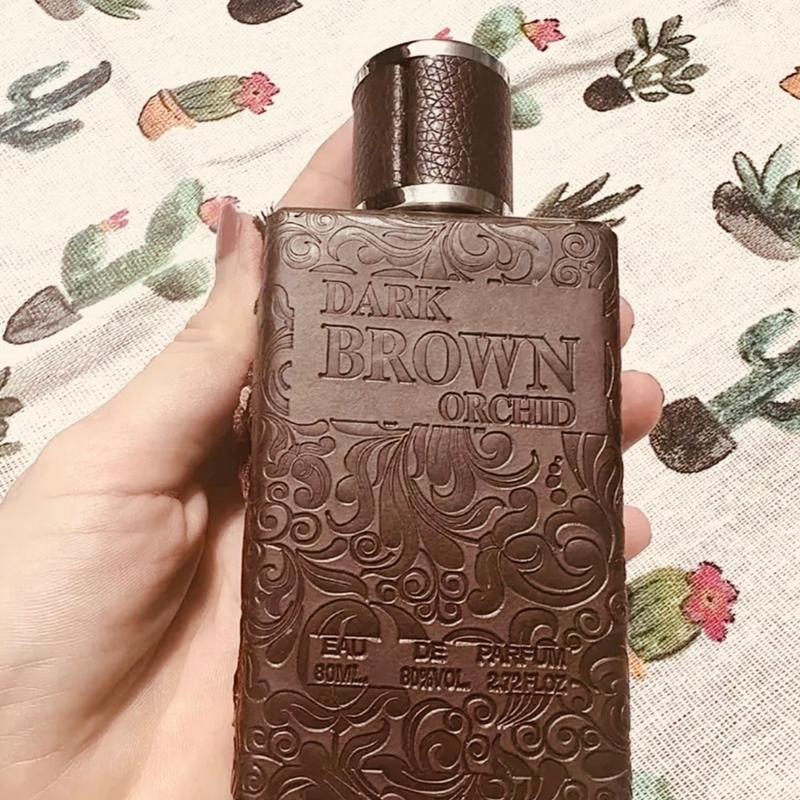 Nước hoa nam Dark Brown Orchid mùi hương ấm áp vỏ bọc da sang trọng 80ml Cosmetic Perfume Cosmetic Perfume Xịt Thơm
