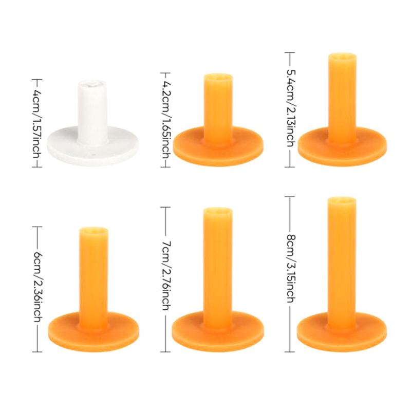 Product Introduction of 5Pcs 35-83MM Golf Range Tees Rubber Golf Tees For Range Mats Golf Rubber Tees Driving Range For Practice Mat 0