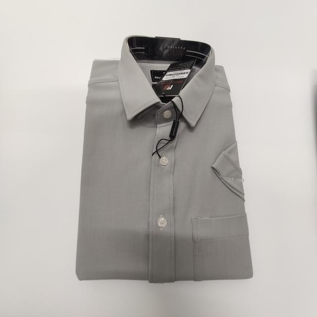 Áo sơ mi nam ngắn tay,sơ mi công sở chất lanh lụa mềm mịn mặc cực mát Menswear Cổ Tròn 7