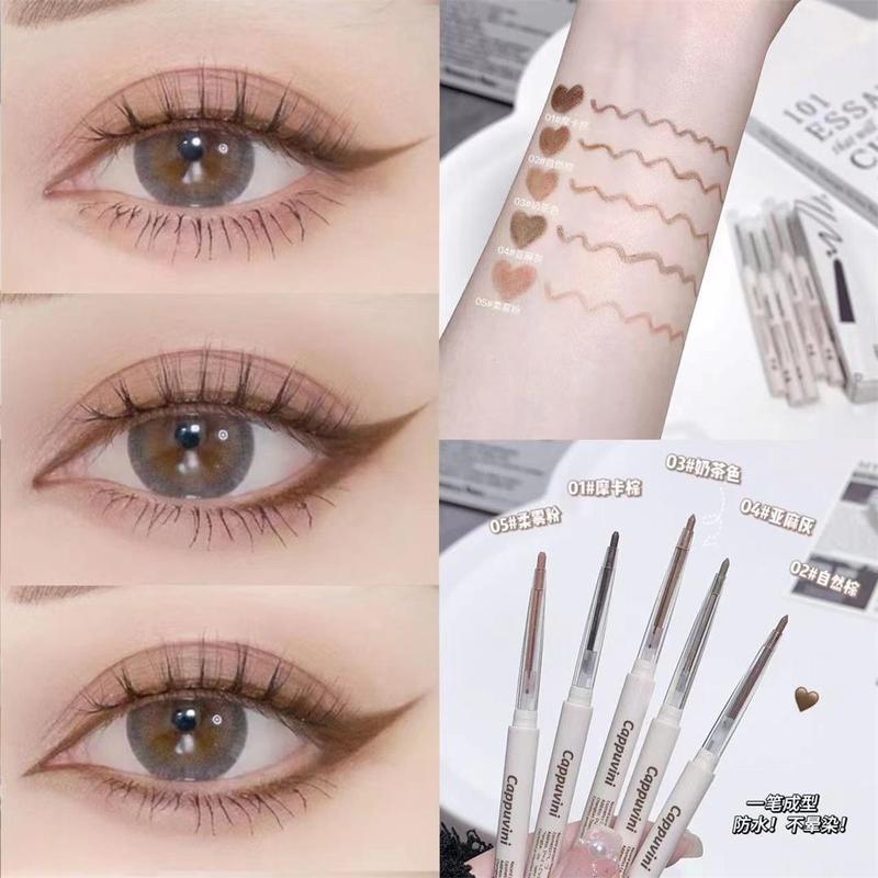 Product Introduction of Cappuvini Small Eyeliner Pencil Naturall Eye Makeup Waterproof Non Smudge Black Brown Eyeliner 5