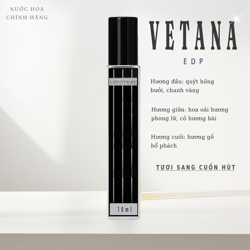 VETANA EDP - Nước Hoa Nam 10ml Perfume Xịt Thơm Unisex