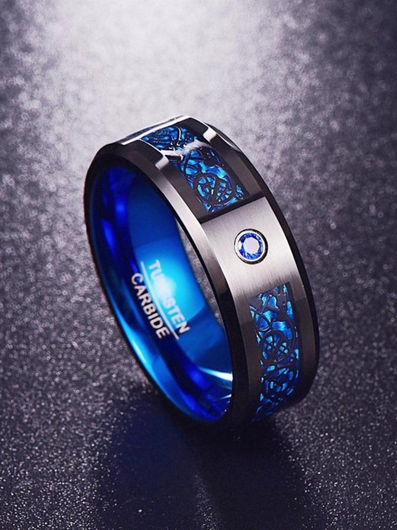 Product Introduction of Unisex's Street Style Ring, Trendy Vintage Retro Ring, Fashionable Jewelry As Birthday Gift for Boyfriend & Husband 0