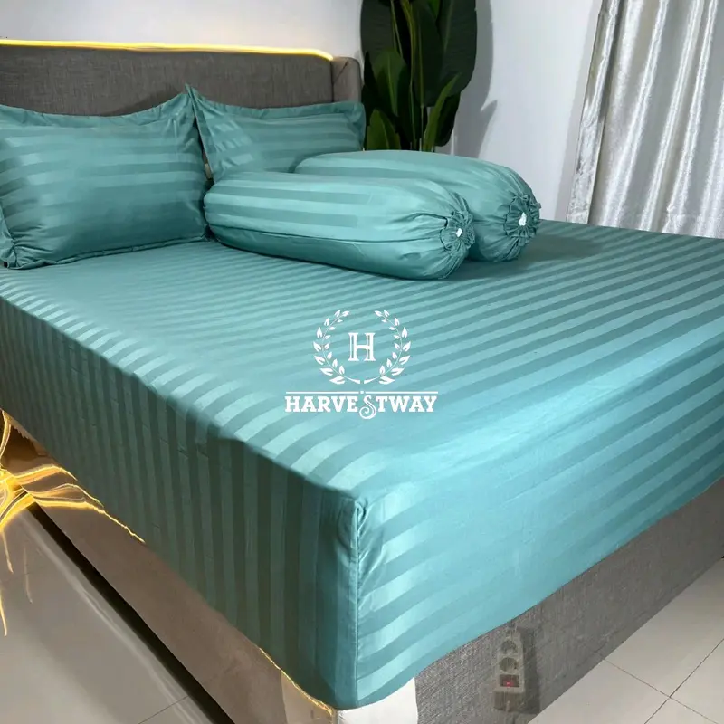 Tinggi 40 (ETALASE A) Sprei Hotel Salur Dobby Mikrotenssel Premium Gramasi 120 2