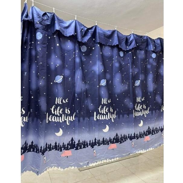 RIDO RÈM CỬA NGĂN PHÒNG CHE NẮNG CÓ MÓC TREO SẴN