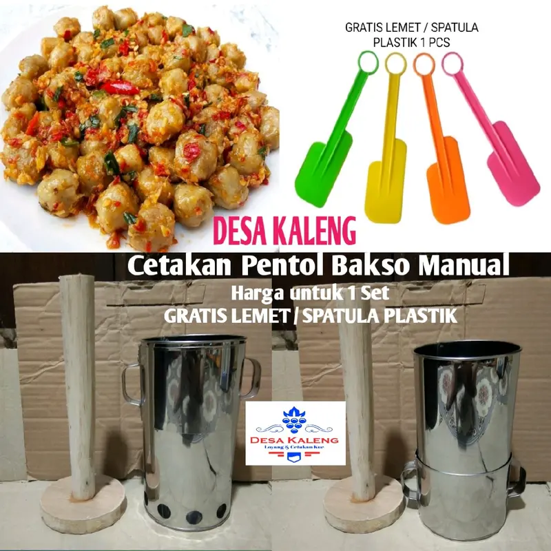Cetakan pentol bakso kecil / alat pembuat cilok aci mini / Cetakan pentol cilok manual / Cetakan pentol bakso manual / Cetakan Pentol Cilok Stainless Steel 0