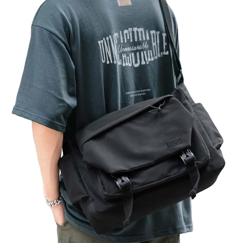 Cặp đi học cao cấp CN051, cặp đeo chéo cao cấp nhiều ngăn tiện ích Đeo Vai Nam Bag