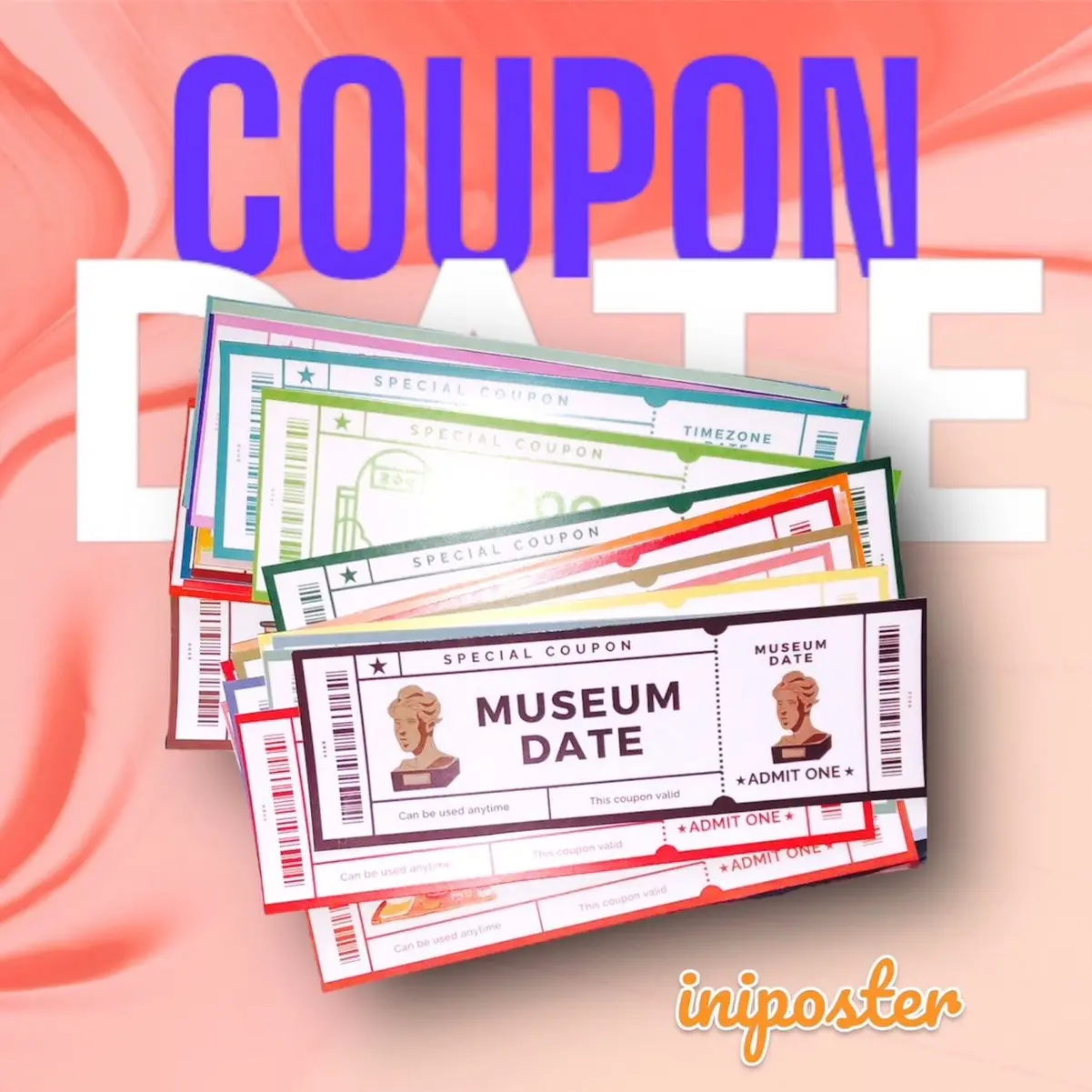 Love Coupon Date Isi 36 pcs Coupon Relationship | Cards Coupon Date | Kupon Cinta | Kupon Bucin