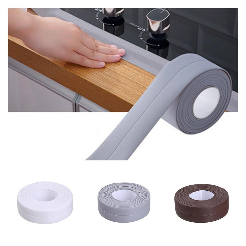 300CM Waterproof PVC Adhesive Tape for Sink/Stove/Bathroom/Kitchen 3