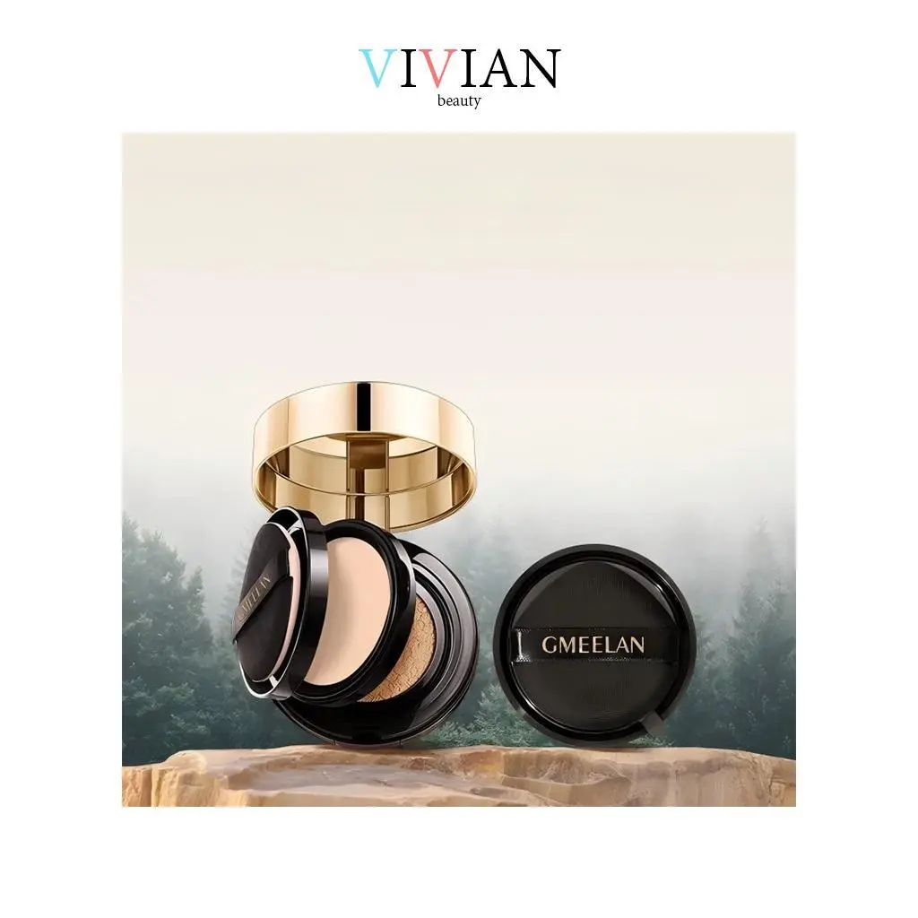 【ORI】GMEELAN Black Truffle Zinc PCA Air Cushion Long-lasting Antioxidant Face Powder Oil Control Makeup Brightening Clear Concealer pot  concealer