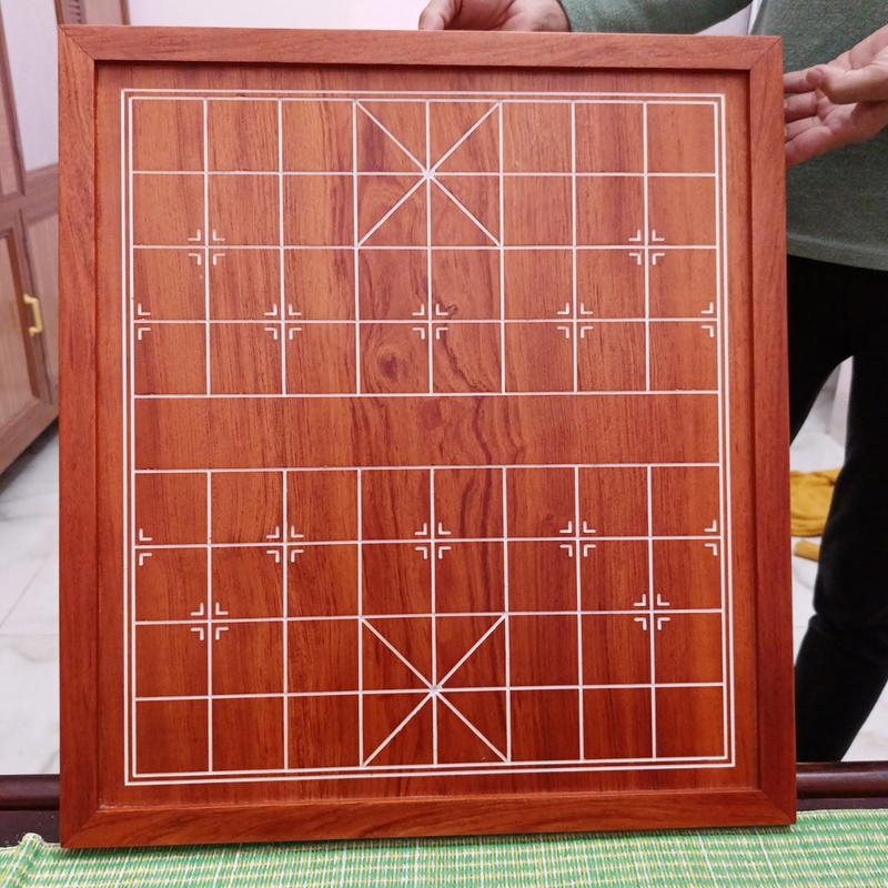 bàn cờ tướng chất liệu gỗ hương đá sơn PU bóng đẹp nhiều kích thước nhiều mẫu đường kẻ khắc bằng máy CNC sâu xuống
