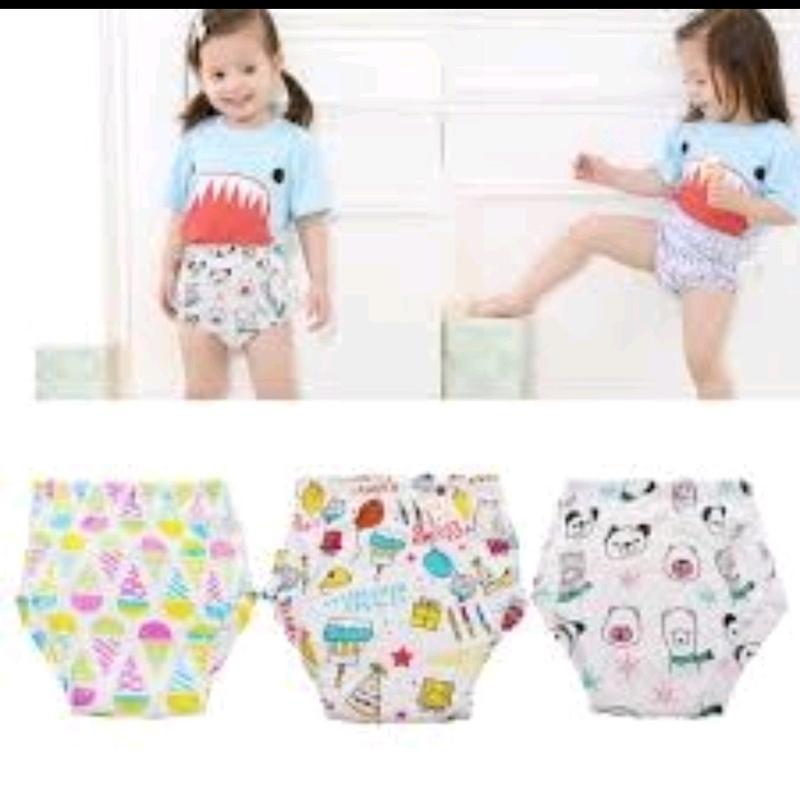 (Giặt Được) Combo 5 quần bỏ bỉm cotton mềm mại thoáng mát cho bé trai bé gái bim chobe vải giặt được tã