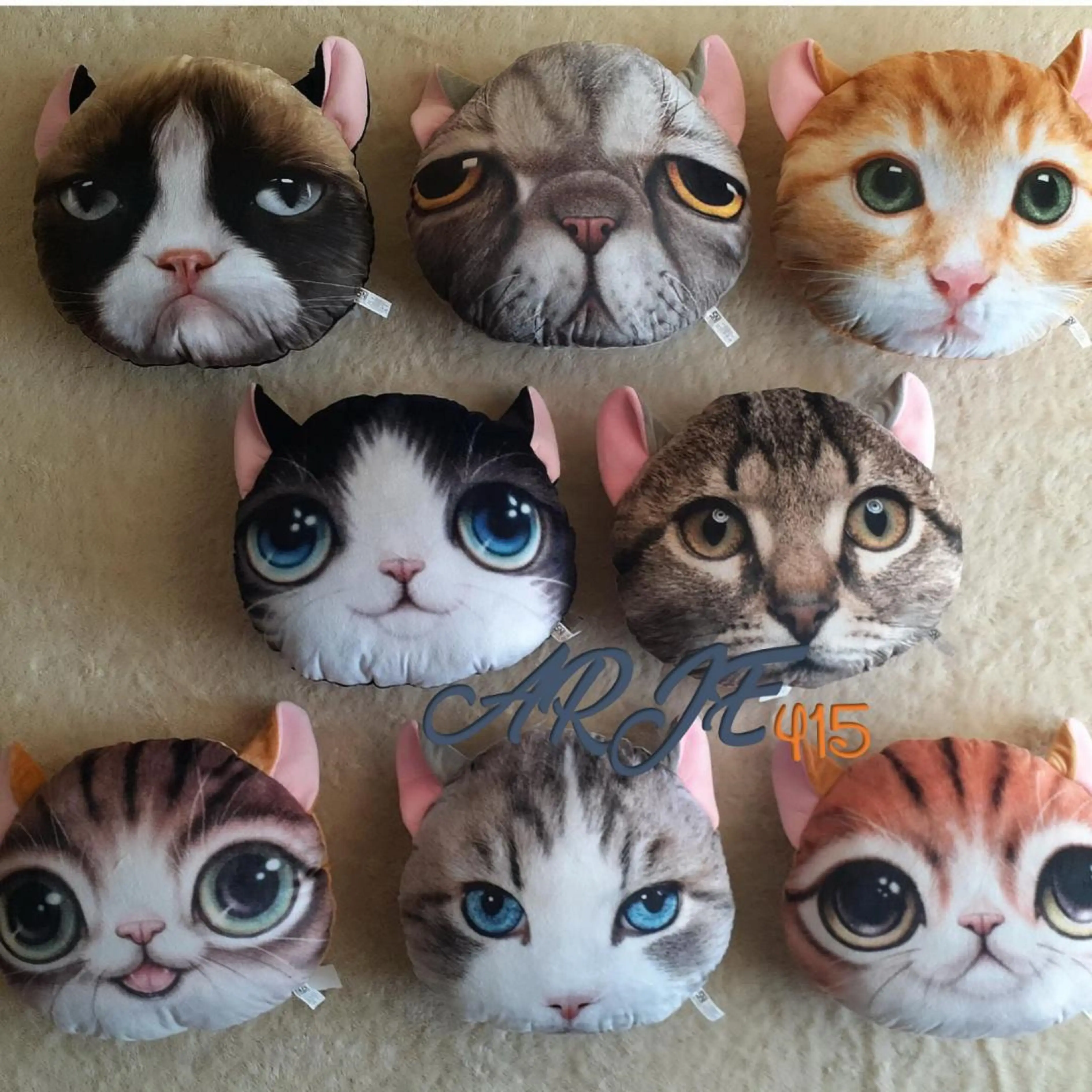 Bantal Kucing, Bantal Kepala Kucing, Cat Cushion