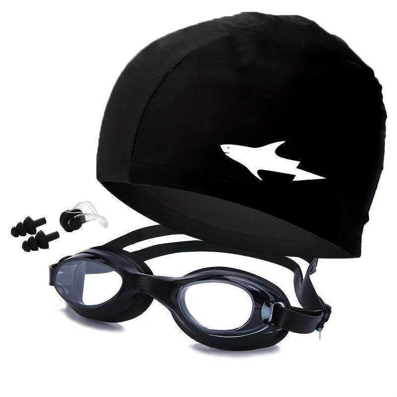 Product Introduction of Swimming Goggles & Nose Clip & Ear Plugs & Hat Set, 1 Set Adjustable Waterproof Goggles, Sports Accessories For Swimming 35