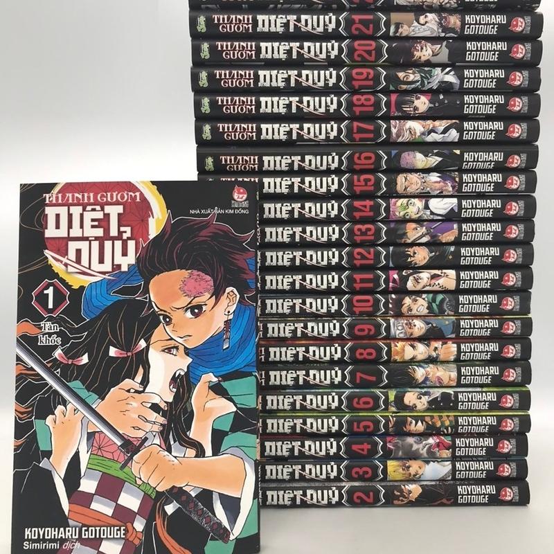 Truyện tranh Thanh gươm diệt quỷ - Trọn Bộ 23 tập - Kimetsu no Yaiba - 1 2 3 4 6 7 8 9 10 11 12 13 14 15 16 17 18 19 20 21 22 23