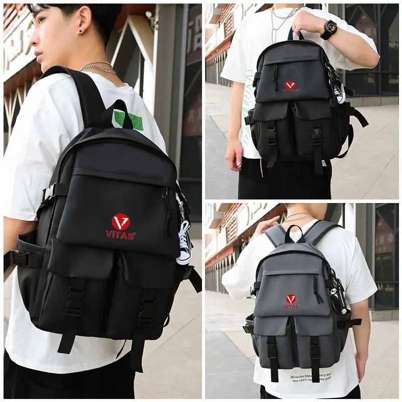 Balo Nam Nữ  Phong Cách Thời Trang style Hàn Quốc VITAS-VT284 (không tặng móc giày)  Backpack Đeo Vai Nhung 7