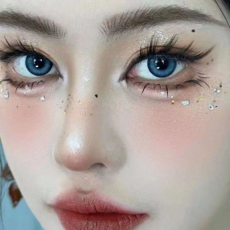 Lông mi giả mắt cáo [MT04] siêu cuốn hút sexy, mi cụm tách sợi 10 hàng tặng keo nhíp 1